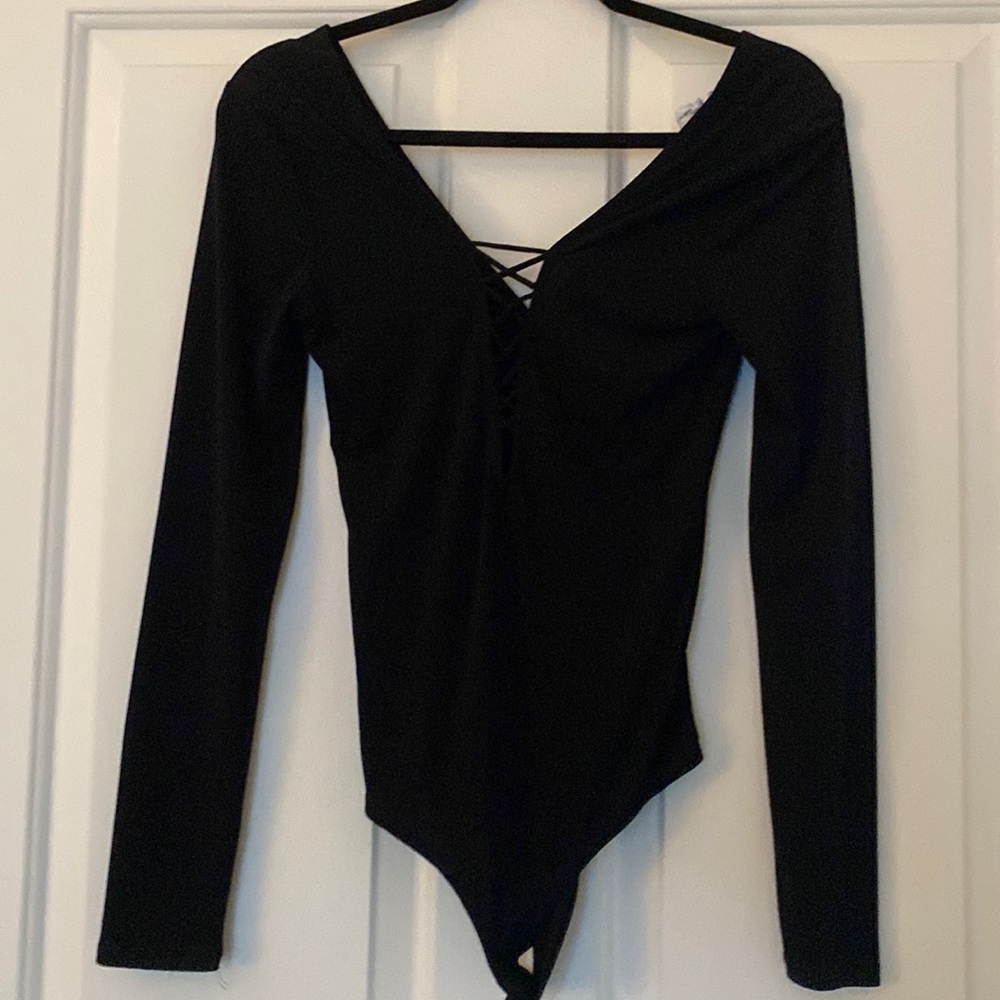 BCBG Generation black bodysuit, size medium.